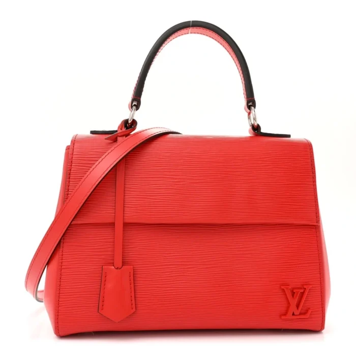 Louis Vuitton Coquelicot Epi Leather Cluny BB Front replica handbags